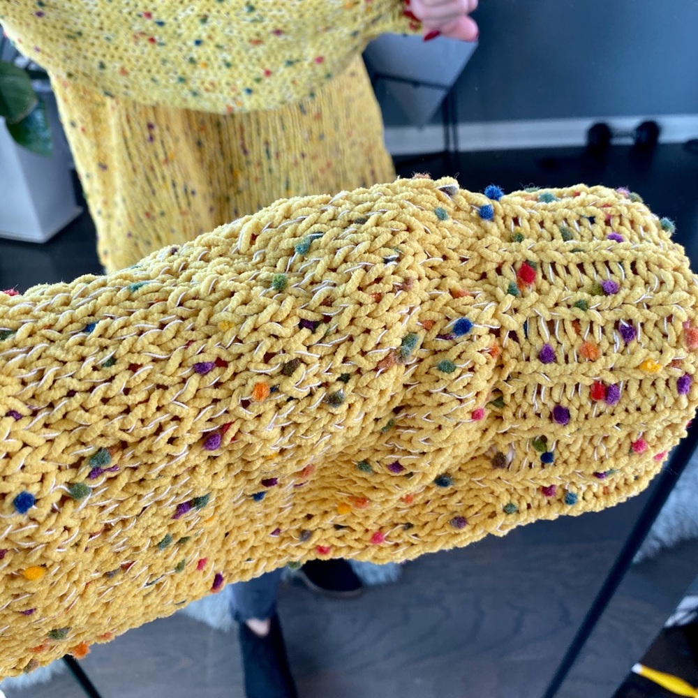 ◾️Willow Confetti Knit Sweater Bumble - Picture 3 of 7